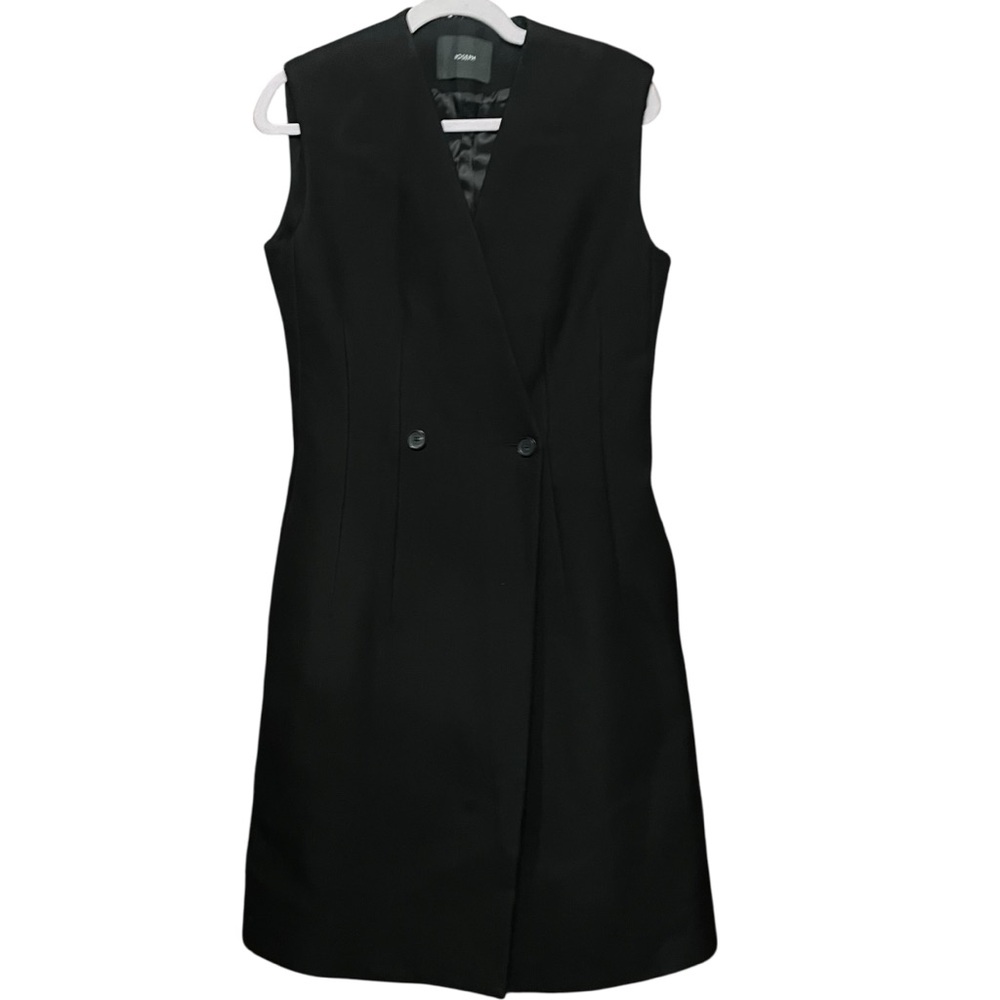 JOSEPH London Black Ciling cotton twill midi coat dress
Sz XS Fall Quiet Luxury